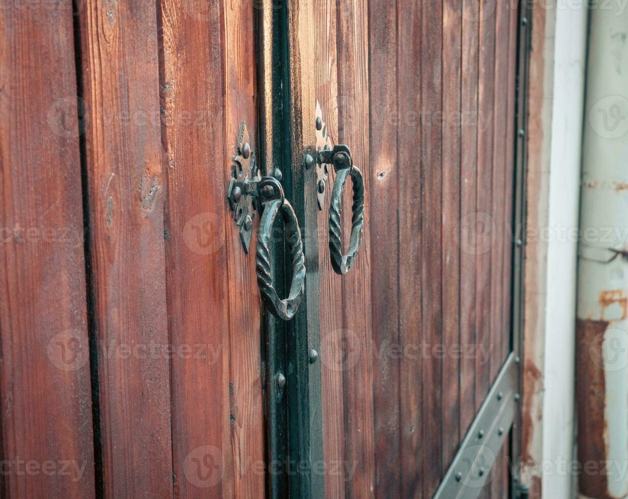 vieux des portes dans signaghi ville.georgie photo