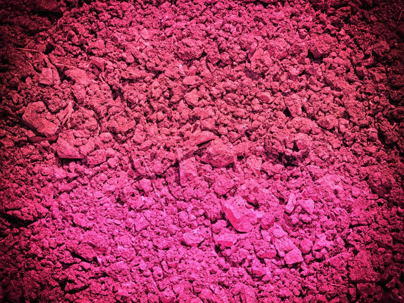 texture de terre rose photo