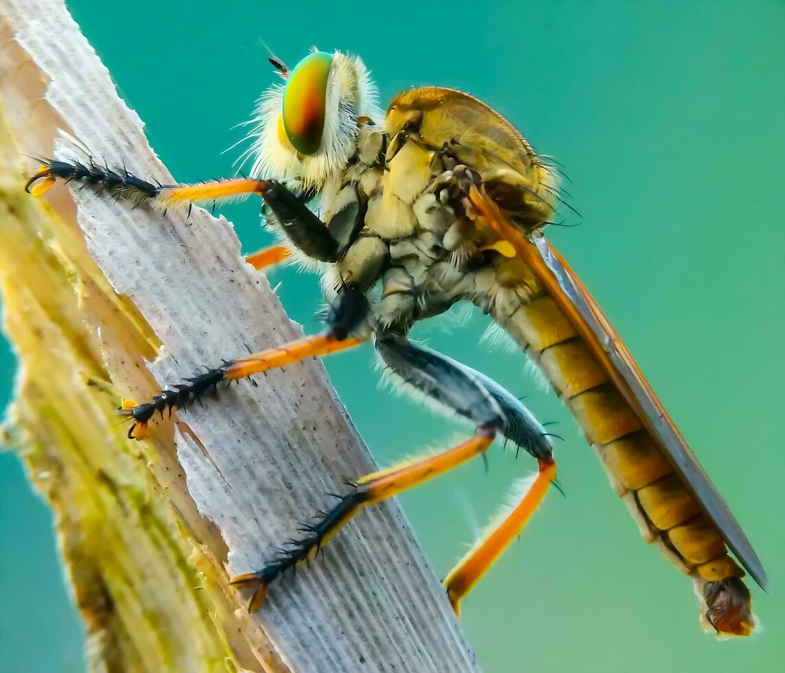 magnifique écarlate libellule la photographie, magnifique libellule sur nature, macro la photographie, magnifique la nature photo