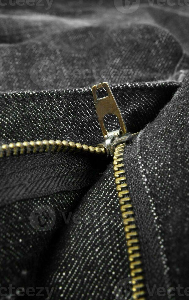 jeans fermeture éclair fermer photo