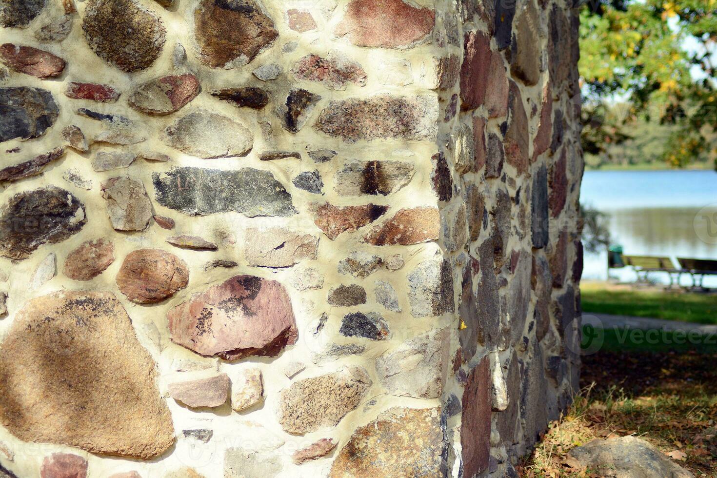 vieux ville bâtiments dans une petit ville. photo