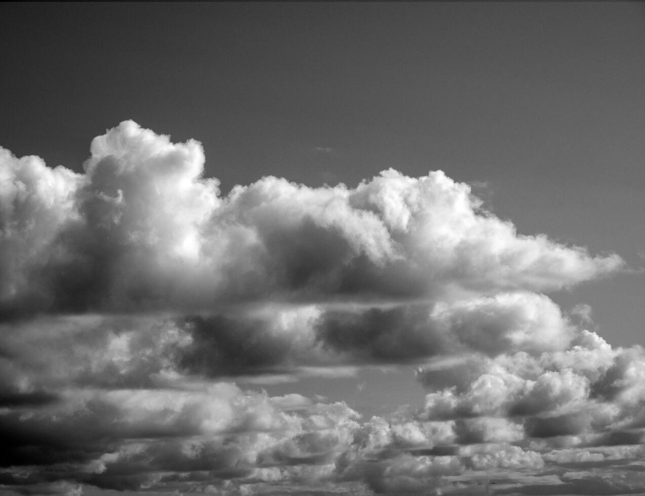 noir et blanc magnifique ciel Contexte photo