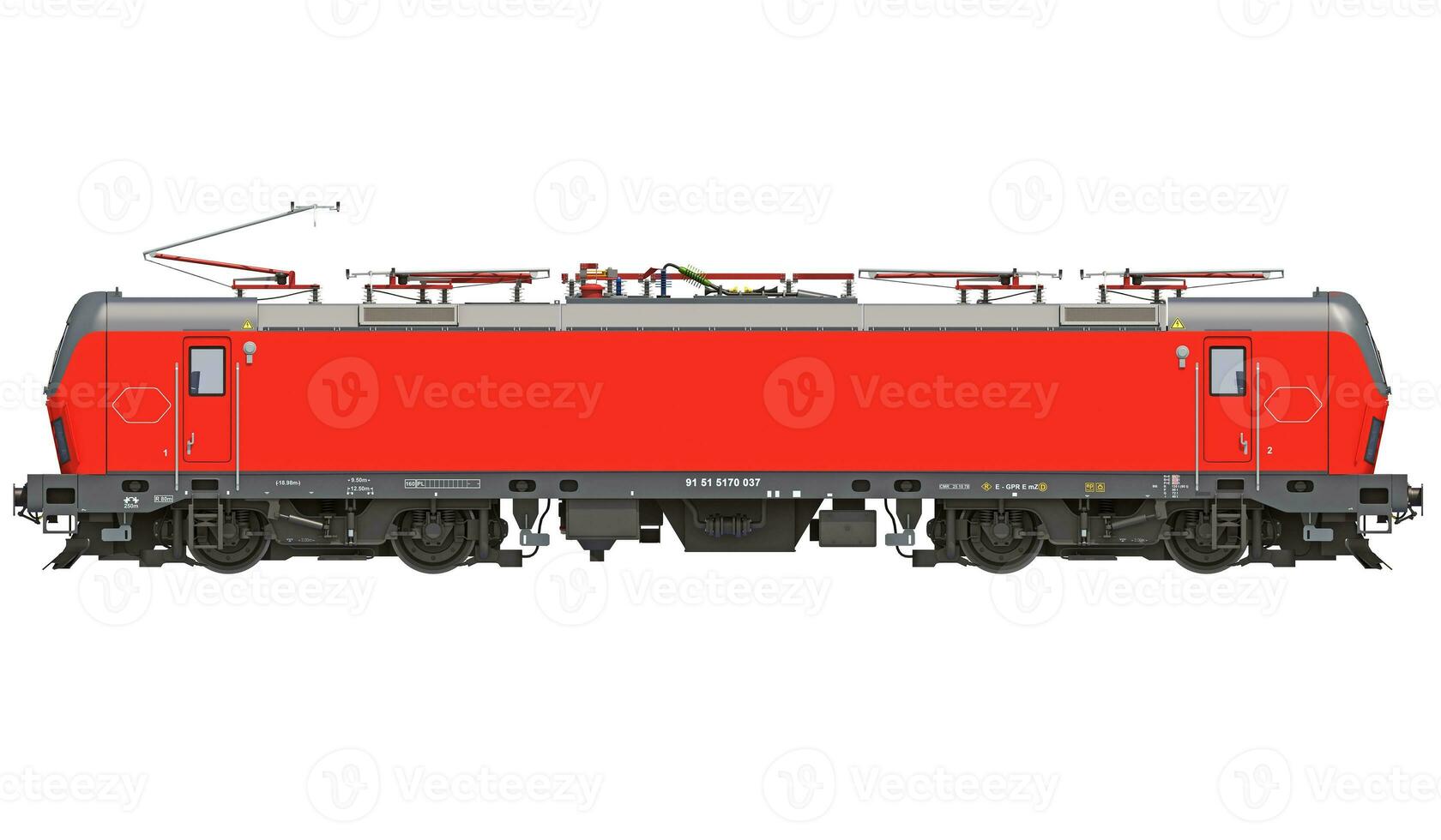 locomotive train 3d le rendu sur blanc Contexte photo