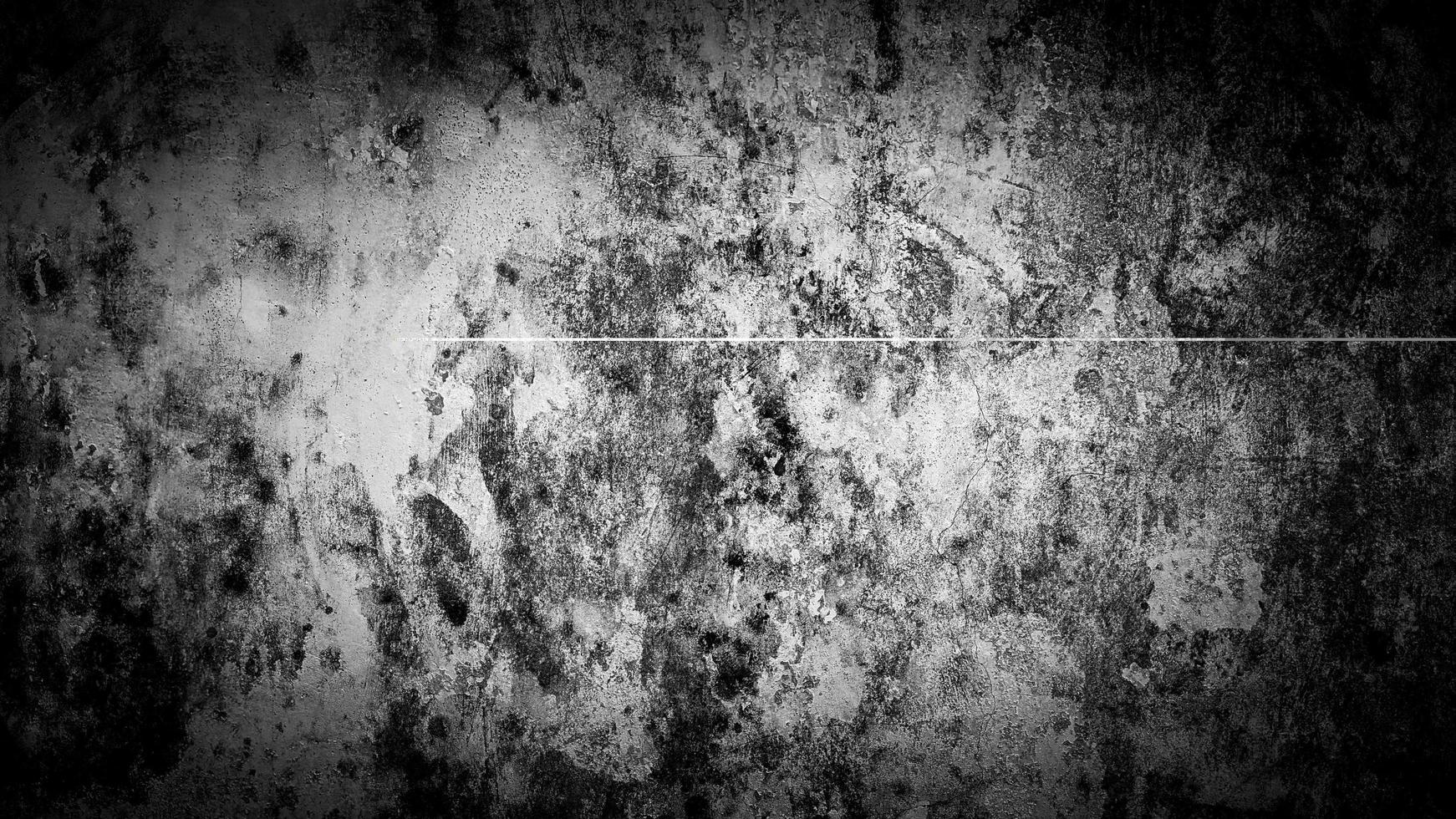 Grunge fond de vieux mur noir et blanc photo