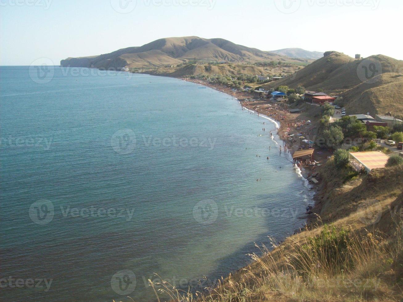 voyage en crimée mer montagne paysage photo