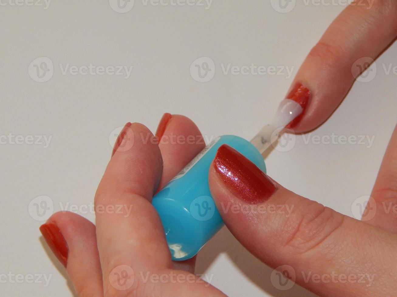 vernis à ongles manucure, couleur et vernis à ongles photo