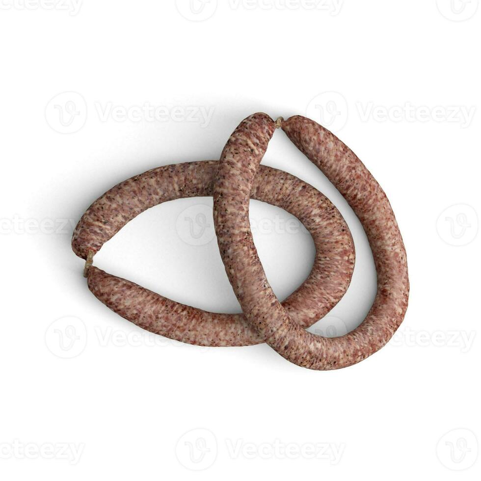 saucisse isoler sur blanc Contexte transparent photo