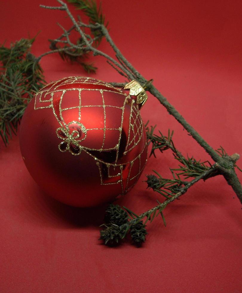 jouet d'arbre de Noël avec des maquettes d'objets photo