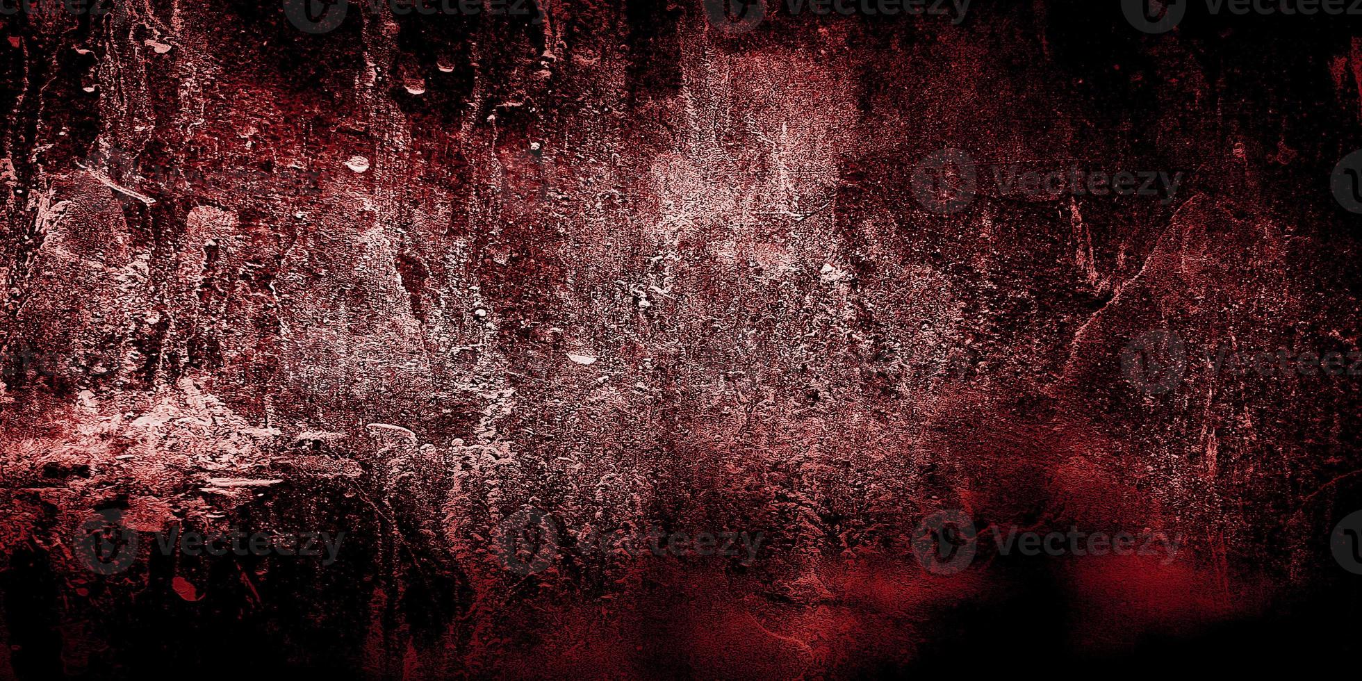 mur rouge foncé effrayant pour le fond photo