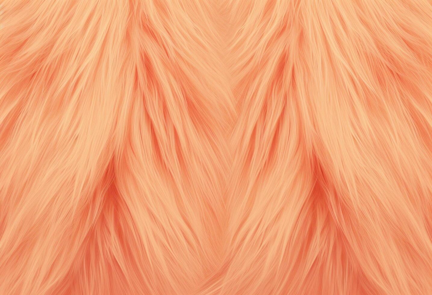 ai généré texture pastel Orange fourrure, photo