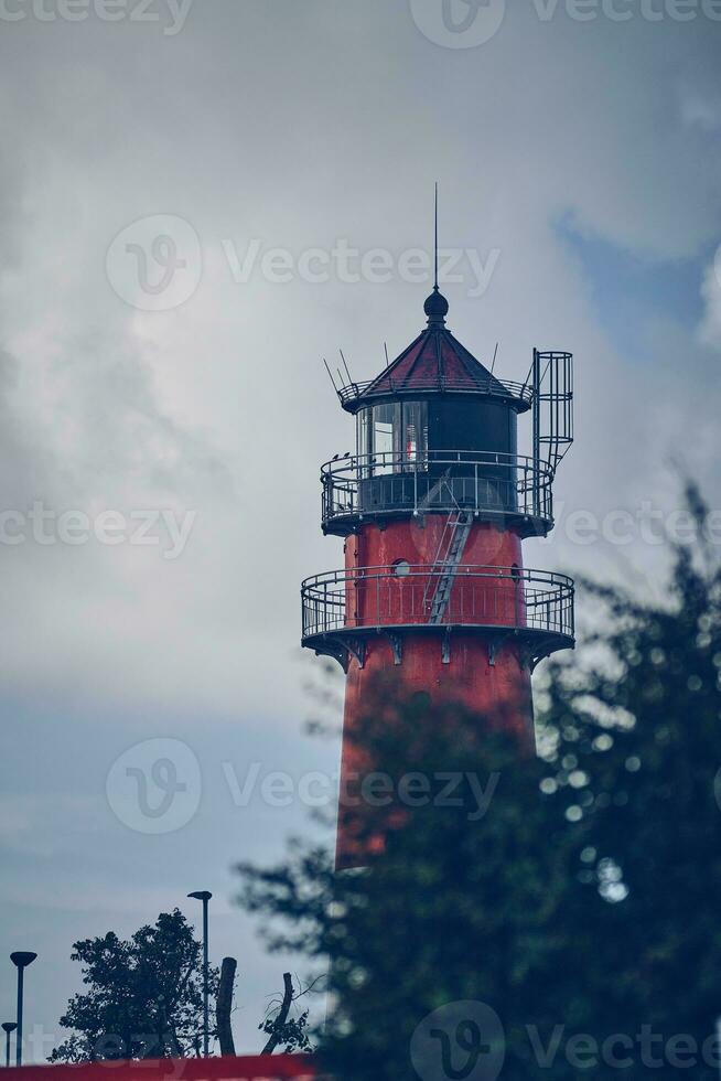 phare dans buesum nord Allemagne photo