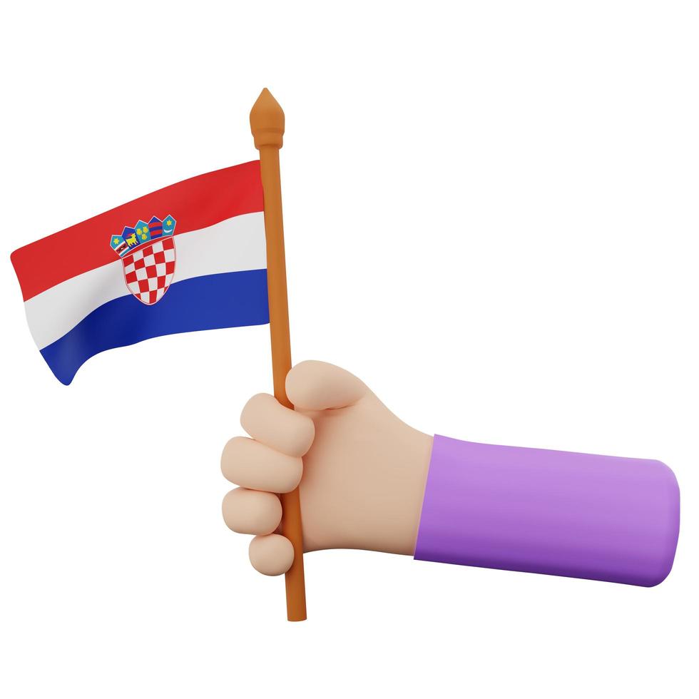 concept de la fête nationale de la croatie photo