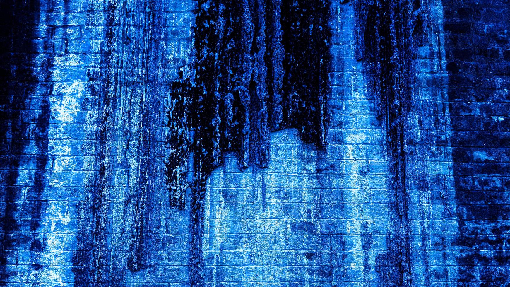 fond grunge de mur bleu. abstrait photo