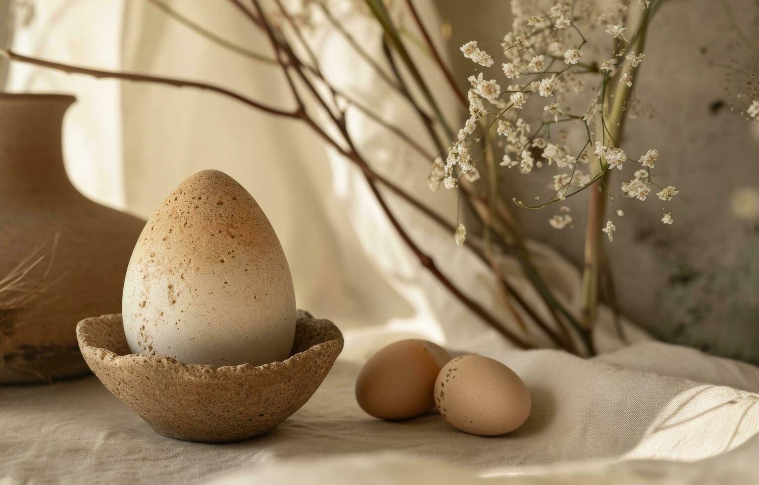 ai généré le parfait Pâques Oeuf cadeau photo