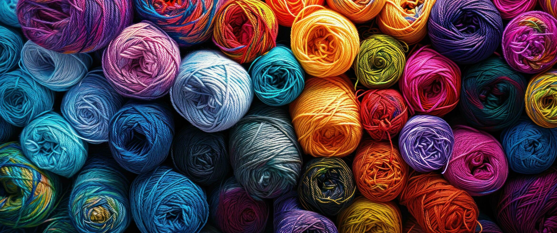 ai généré qu'est-ce que le différence entre une crochet et tricot fil photo