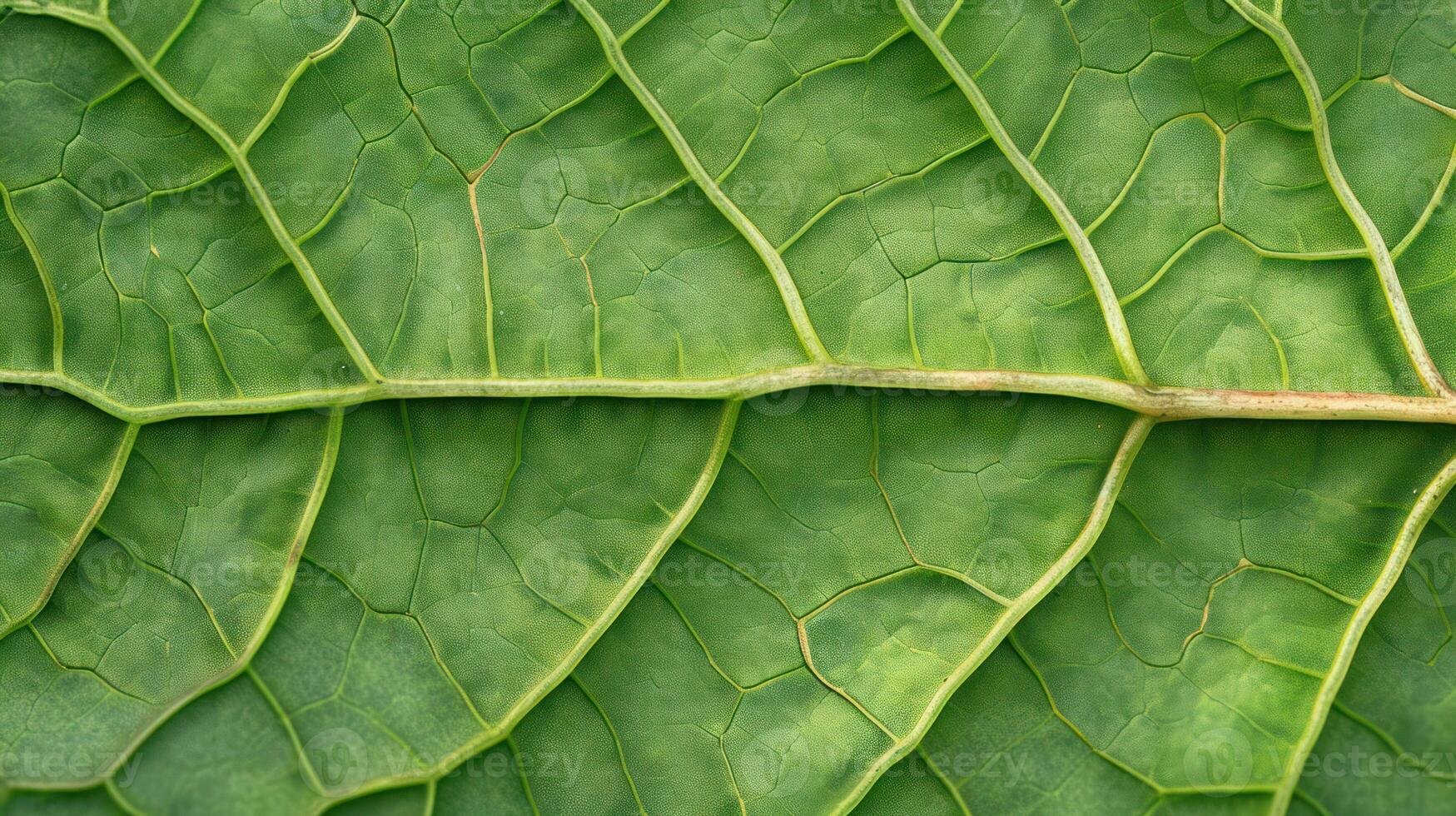 ai généré génératif ai, macro texture de vert feuille veines, vert feuillage texture, écologie Contexte photo