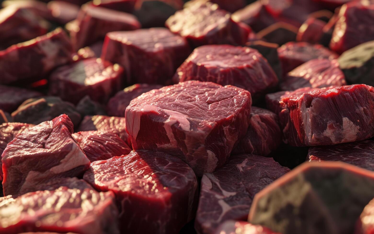 ai généré Viande coupes de choix photo