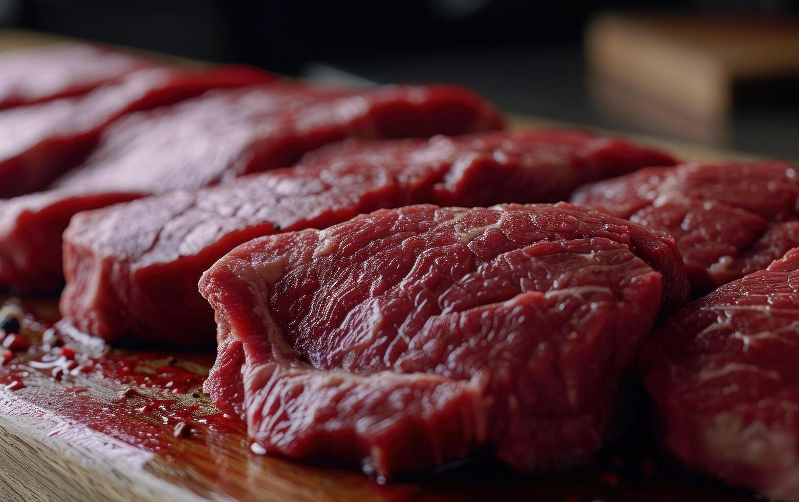 ai généré Viande coupes de choix photo