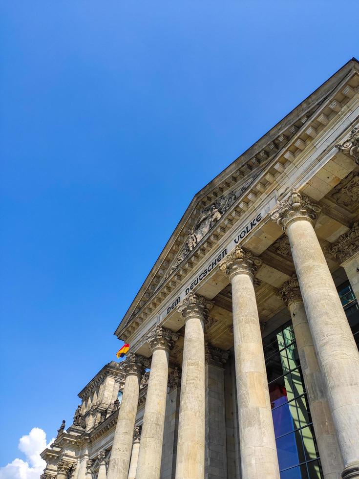 Berlin 2019- bâtiment historique du Reichstag photo