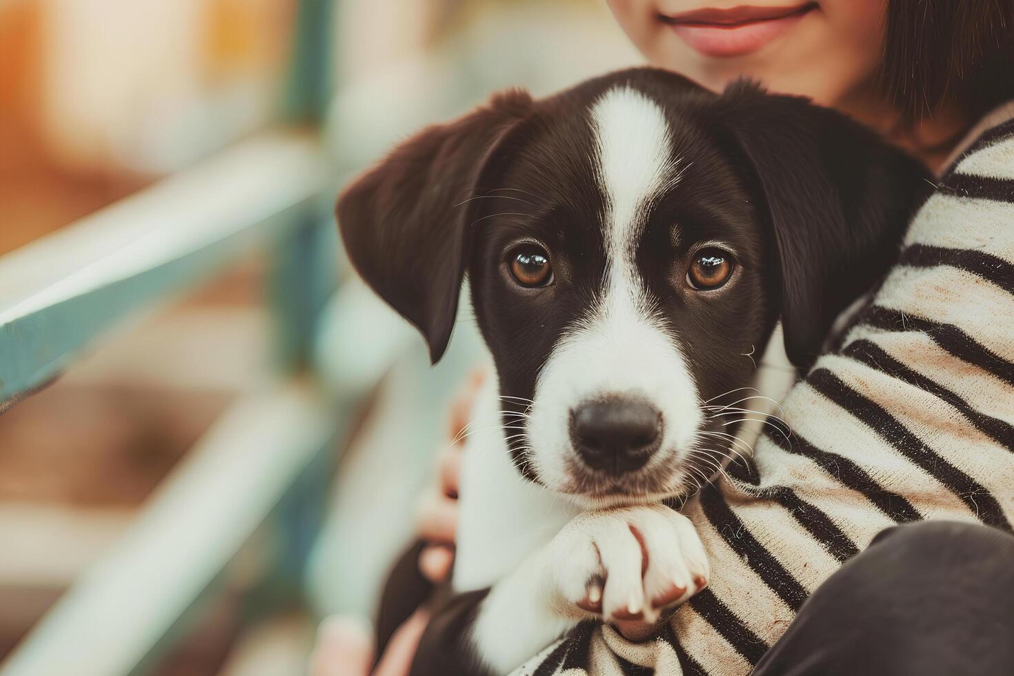 ai généré l'amour déchaîné scènes de joie à animal de compagnie adoption journée photo