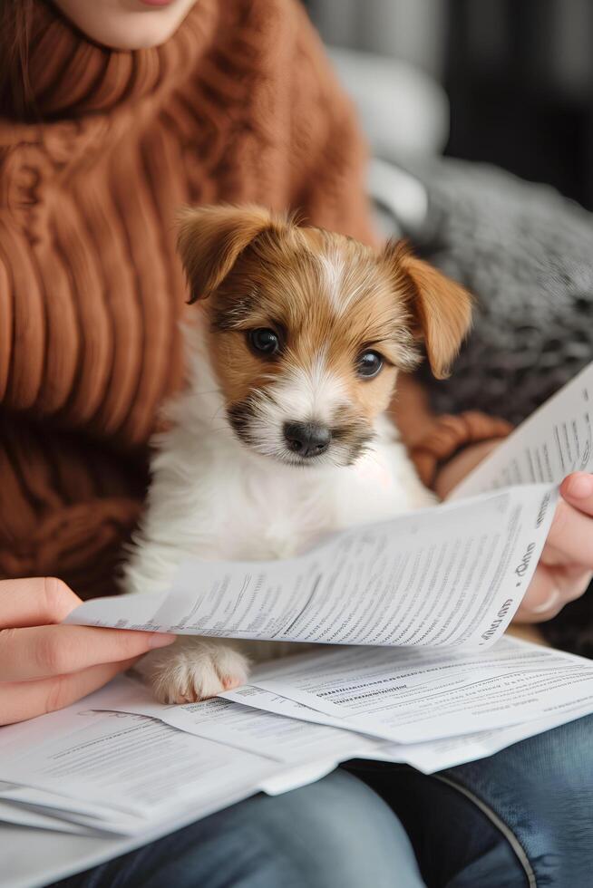 ai généré l'amour déchaîné scènes de joie à animal de compagnie adoption journée photo