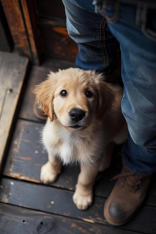 ai généré l'amour déchaîné scènes de joie à animal de compagnie adoption journée photo