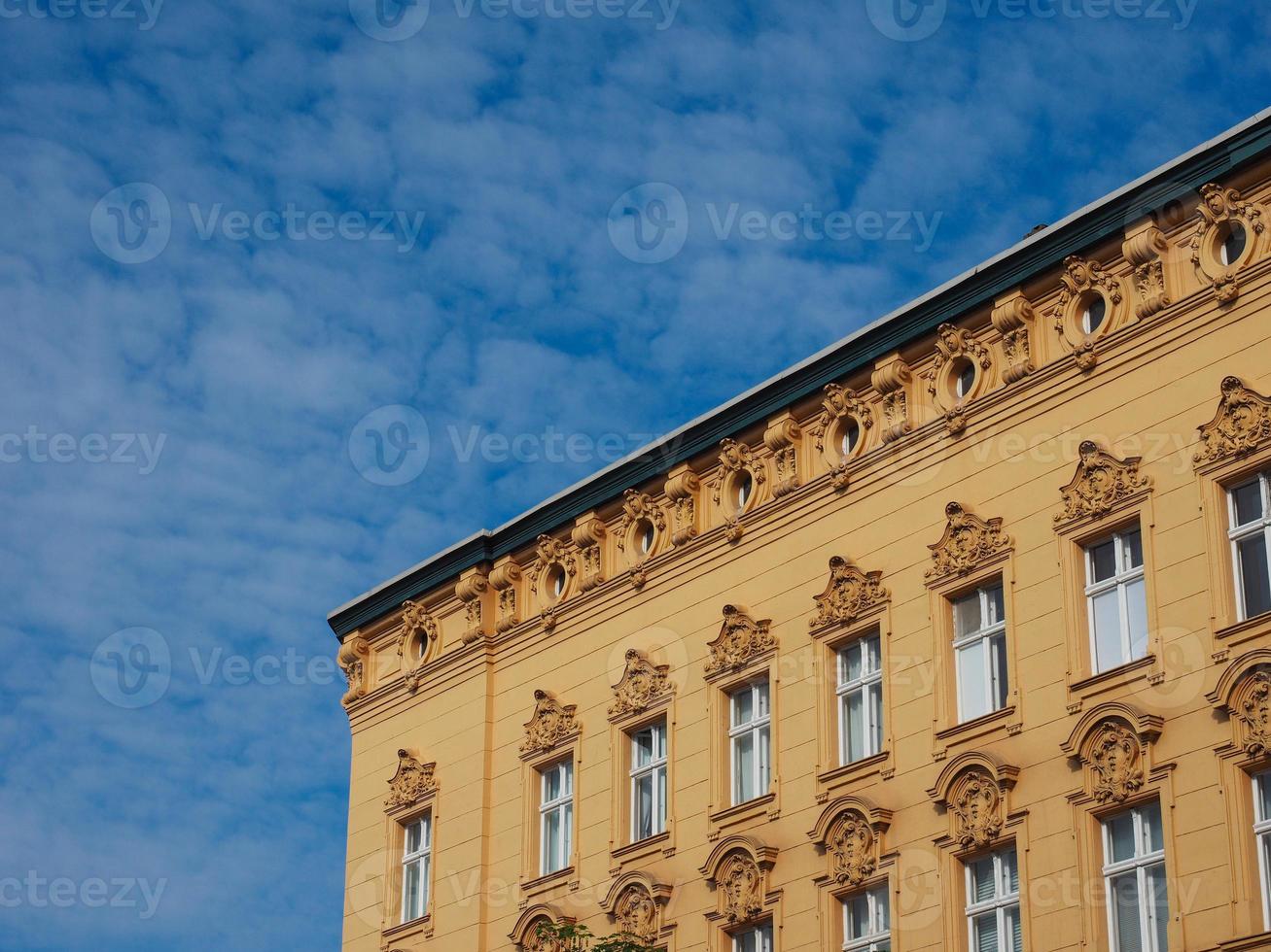 façade historique traditionnelle à berlin photo