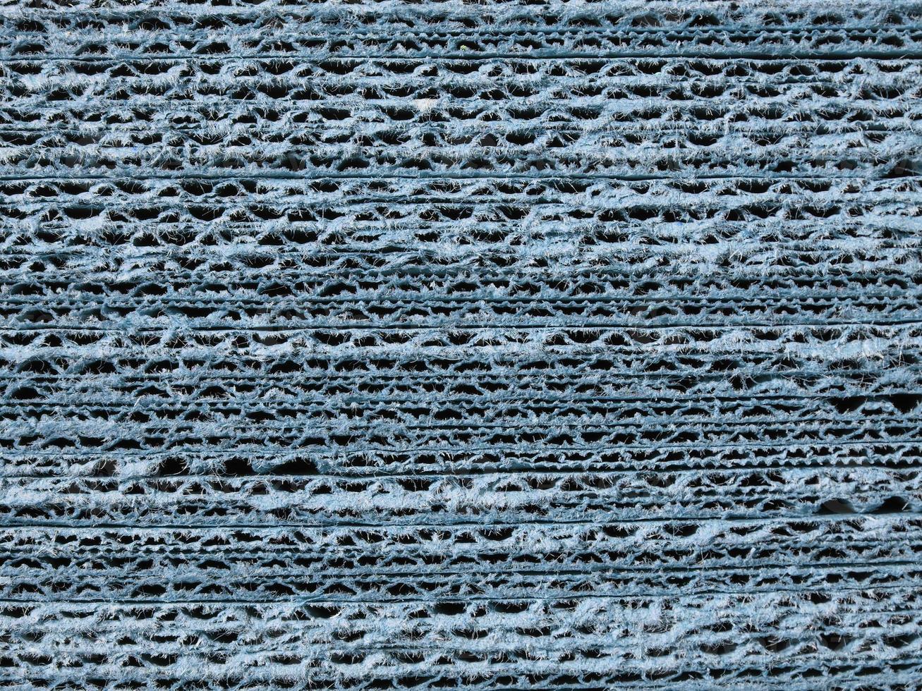 fond de texture en carton bleu photo