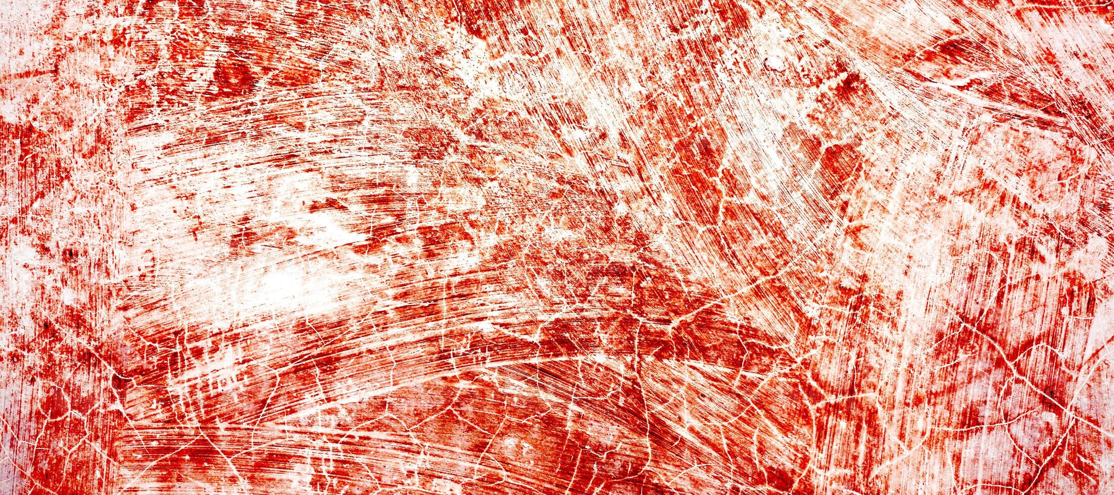 rouge sale mur grunge texture. abstrait effrayant béton, horreur ciment pour Contexte. vieux béton mur. grunge Contexte pour conception. affligé, sang, fissuré, cassé, en miettes photo