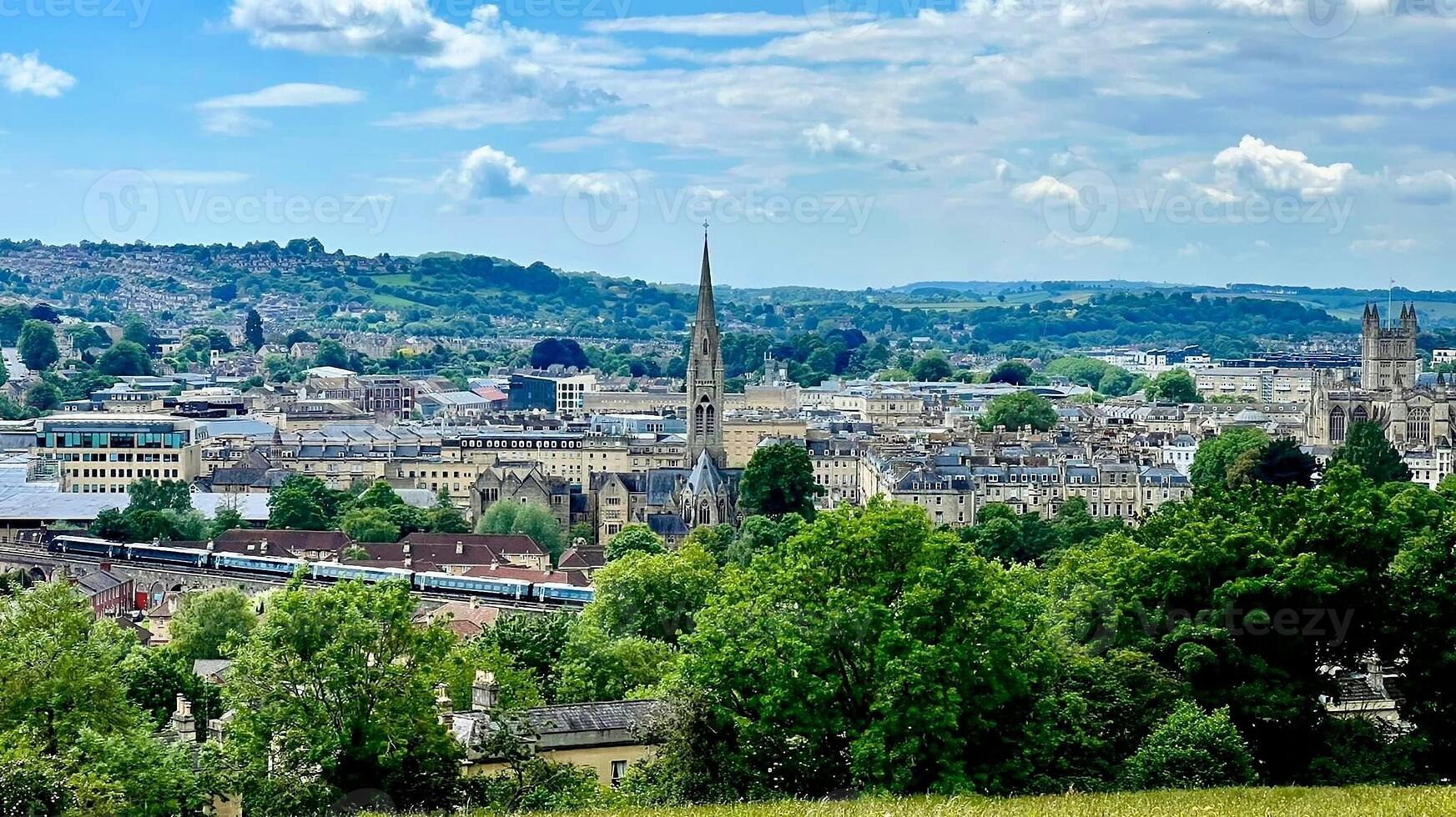 une vue de une baignoire dans somerset photo