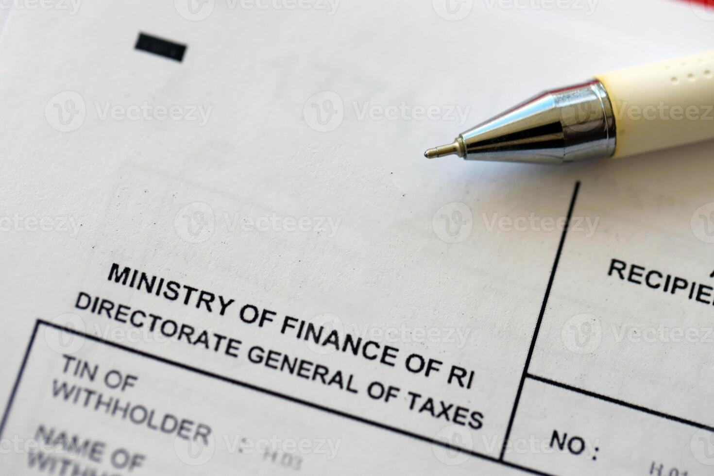 indonésien impôt forme 1721 a1 le revenu impôt retenue art 21 pour employé ou destinataires de Pension photo