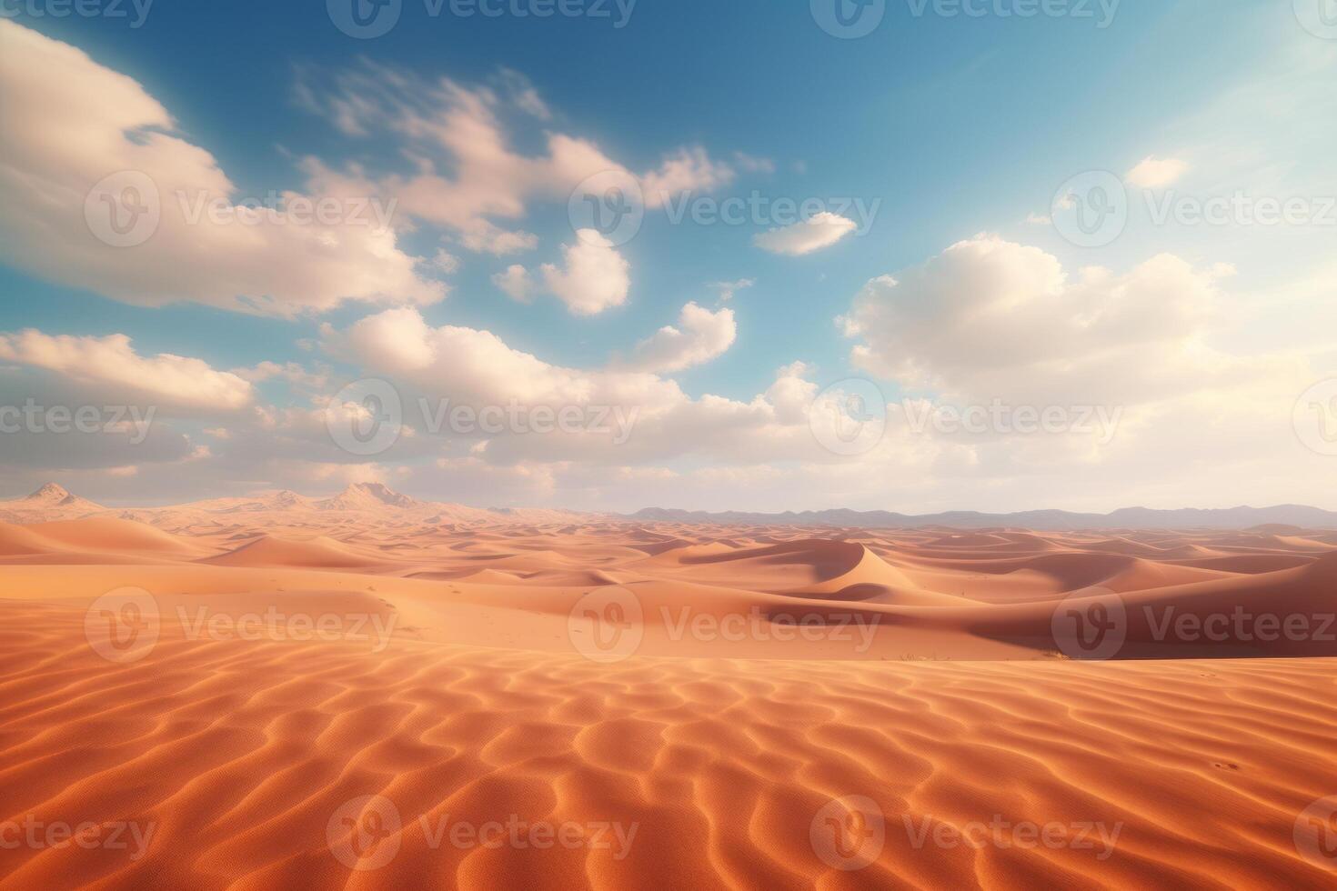 ai généré la nature paysage désert le sable ciel photo