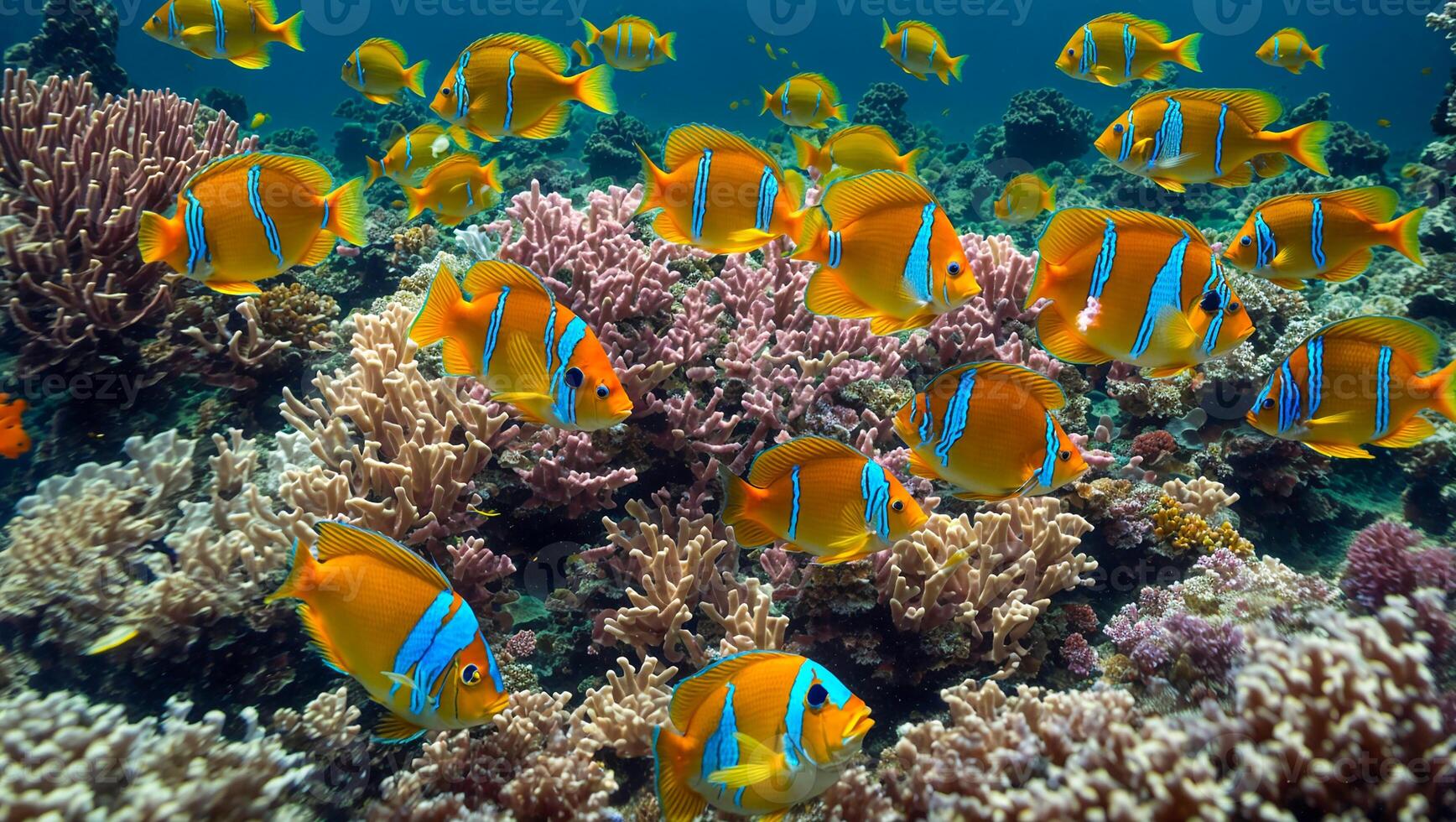 ai généré magnifique poisson sous-marin photo