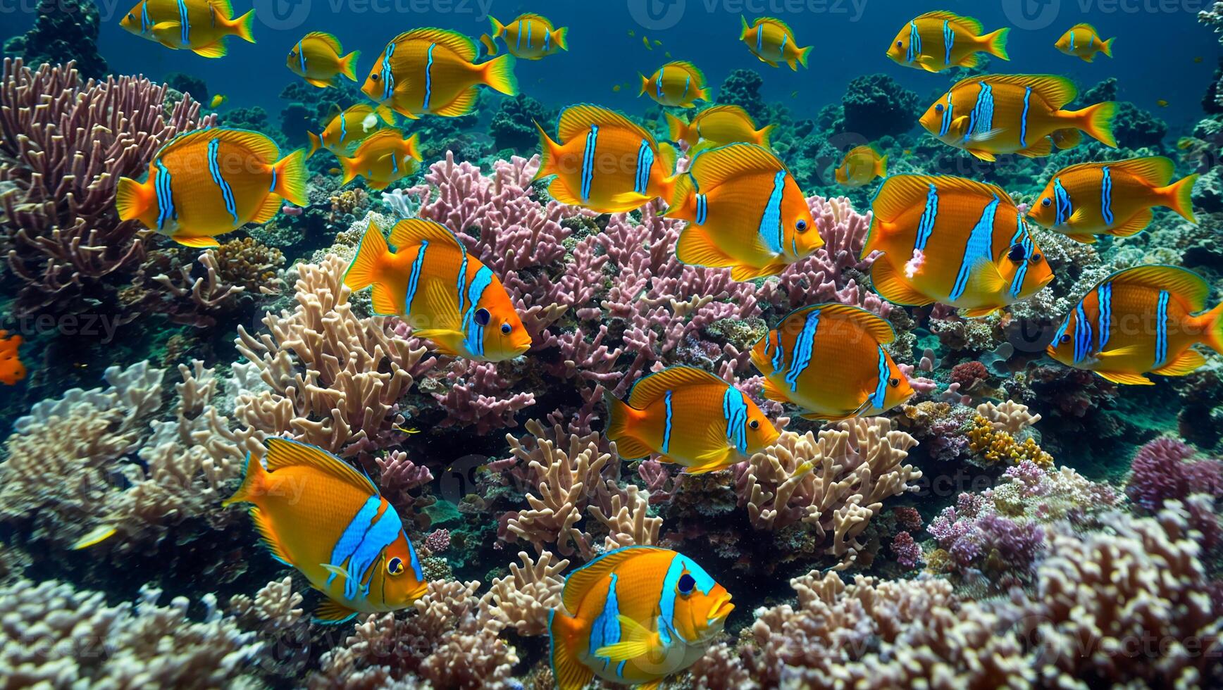 ai généré magnifique poisson sous-marin photo