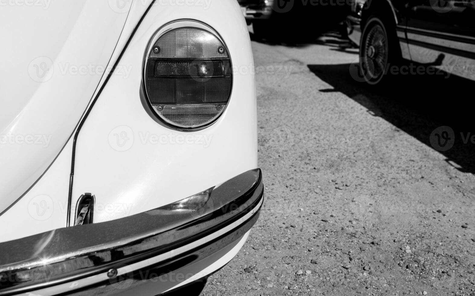 ancien classique voiture - noir et blanc photo. photo