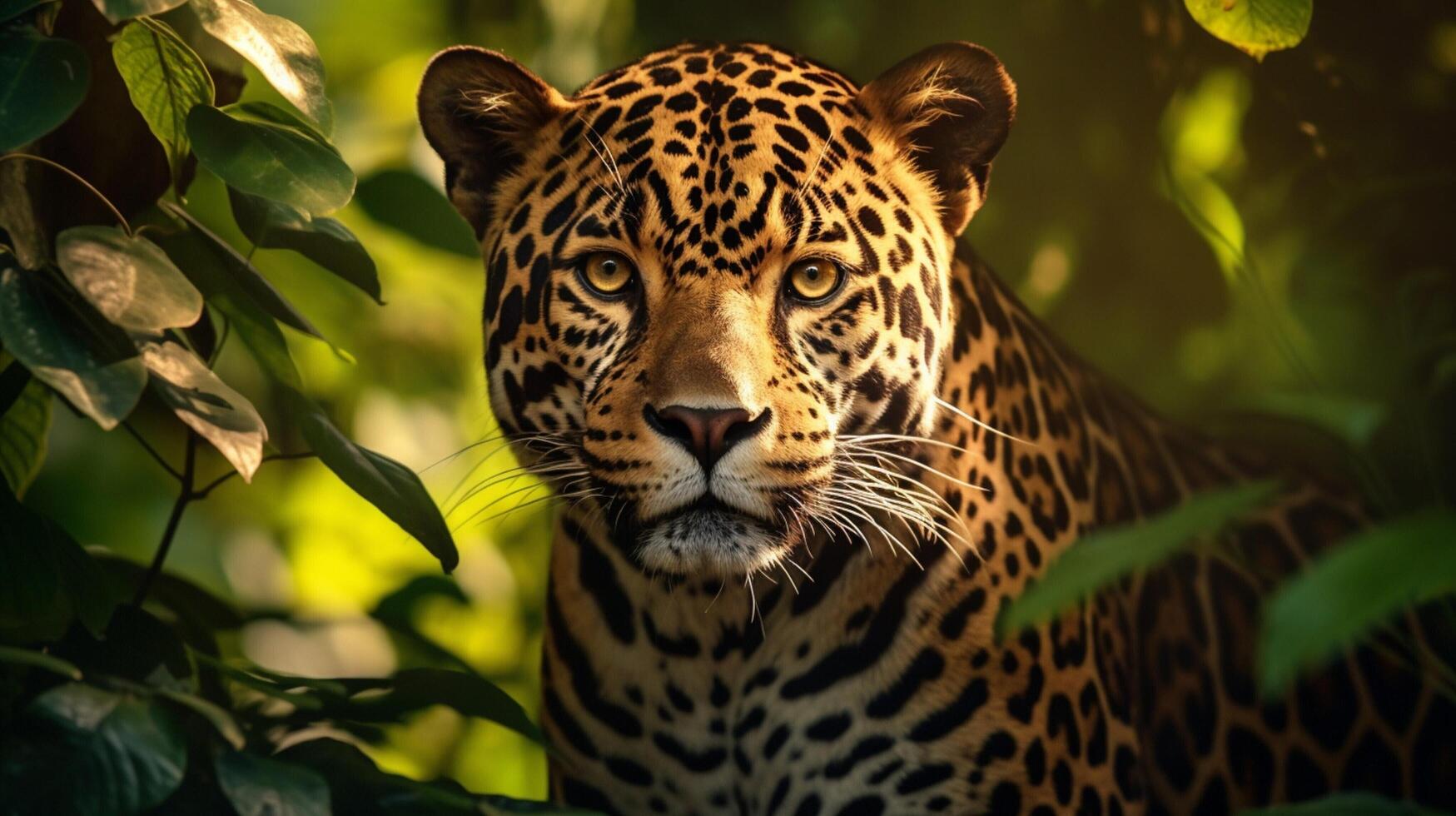 ai généré jaguar haute qualité image photo
