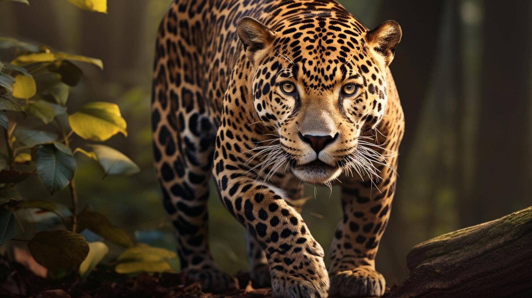 ai généré jaguar haute qualité image photo