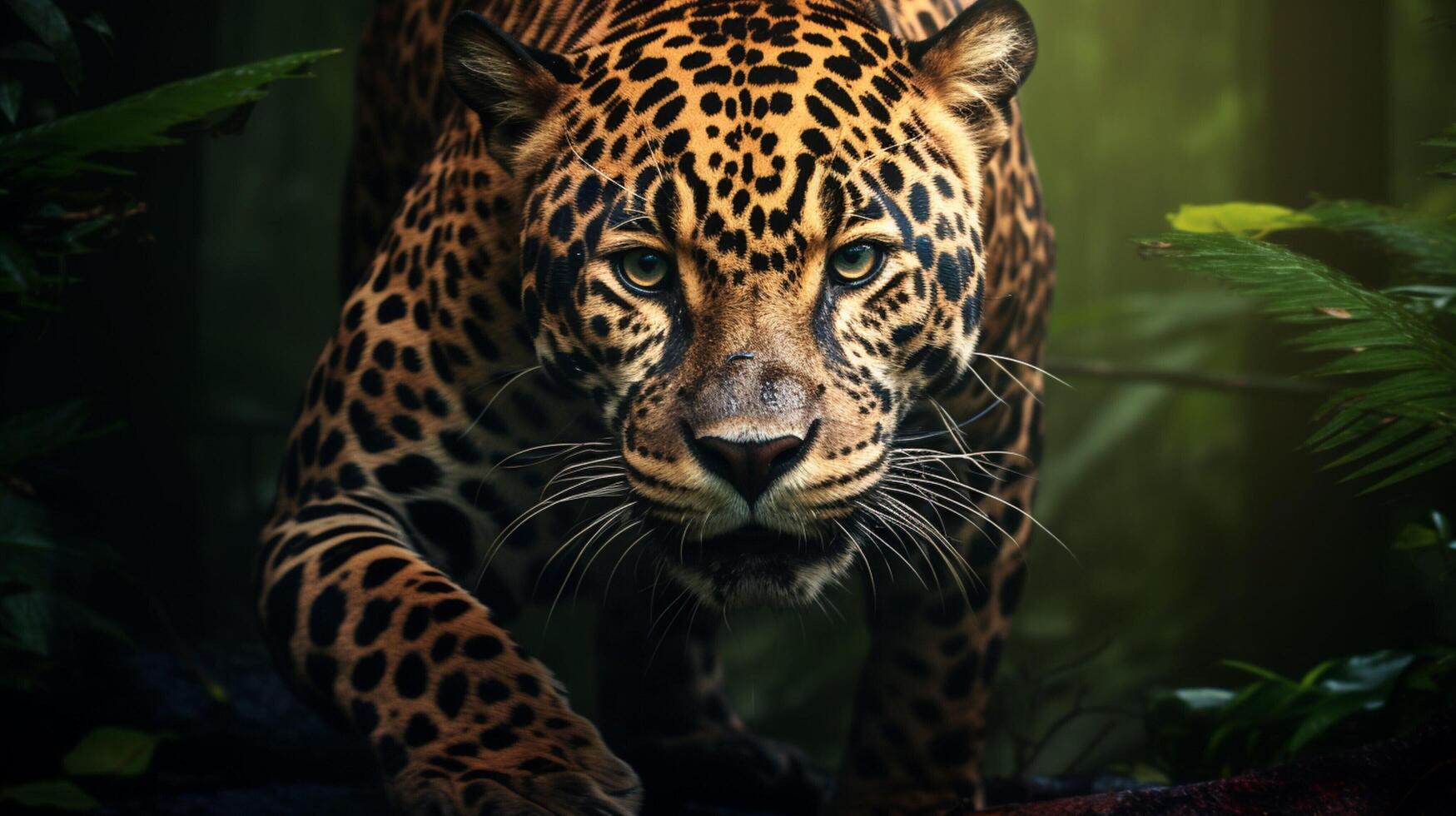 ai généré jaguar haute qualité image photo