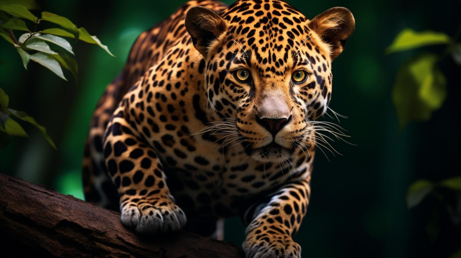 ai généré jaguar haute qualité image photo