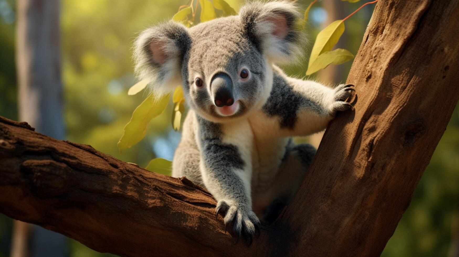 ai généré koala haute qualité image photo