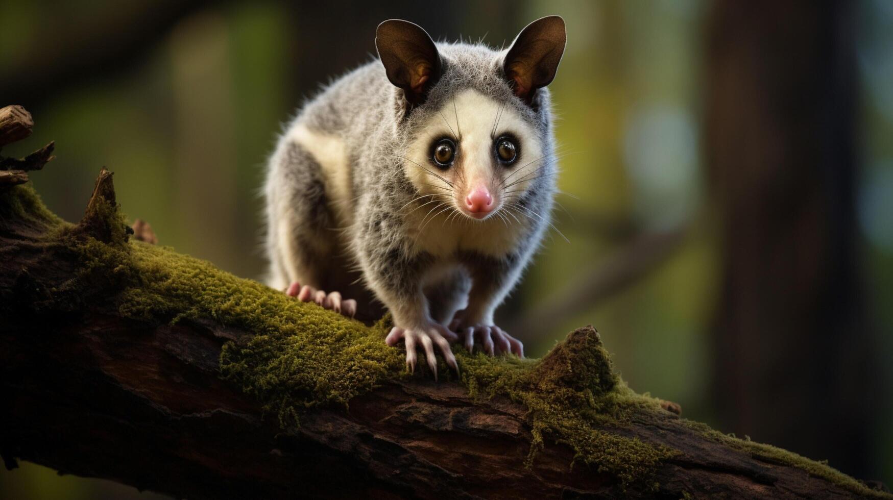 ai généré opossum haute qualité image photo