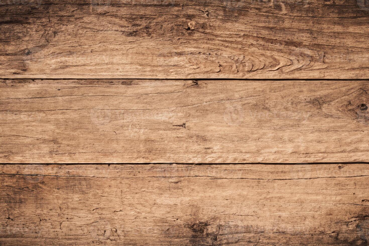 vieux grunge foncé texturé en bois Contexte , le surface de le vieux marron bois texture , Haut vue teck bois panneaux photo