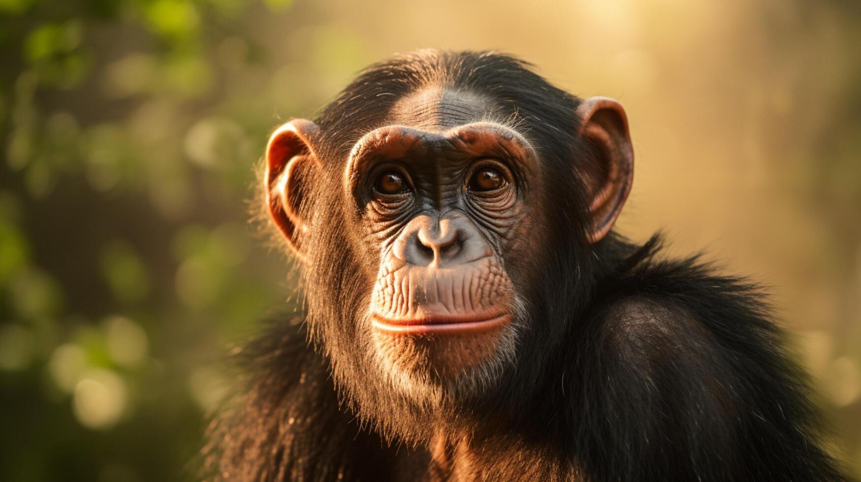 ai généré chimpanzé haute qualité image photo