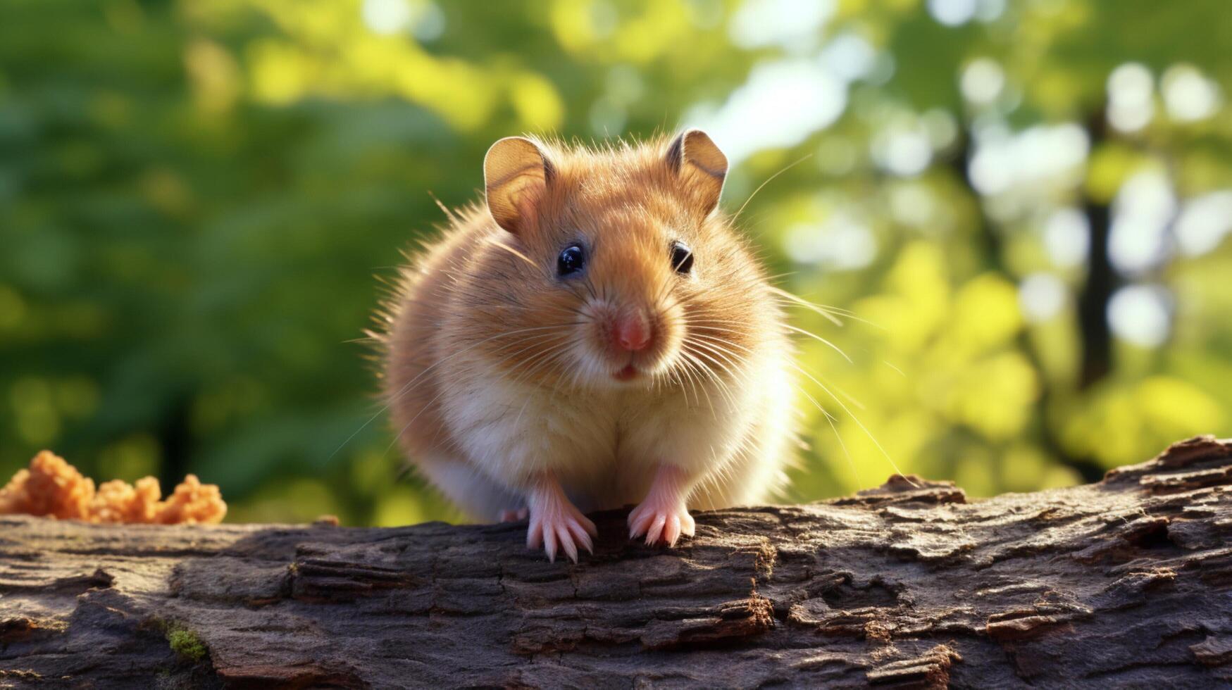 ai généré hamster haute qualité image photo