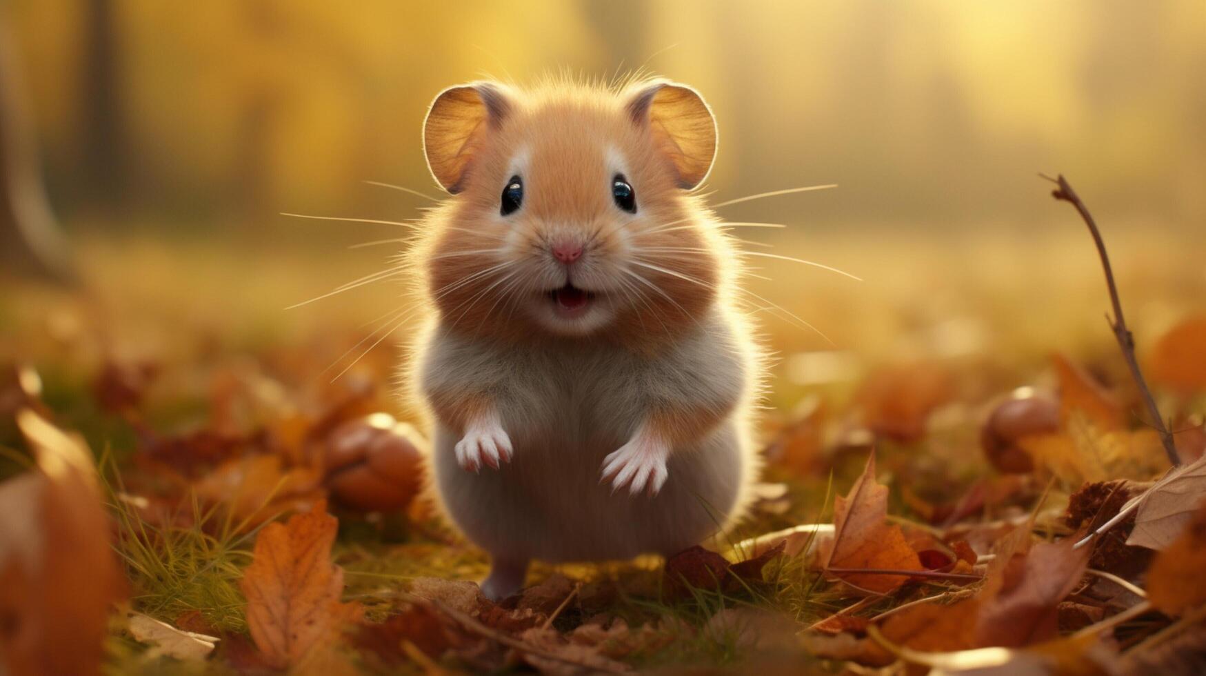 ai généré hamster haute qualité image photo