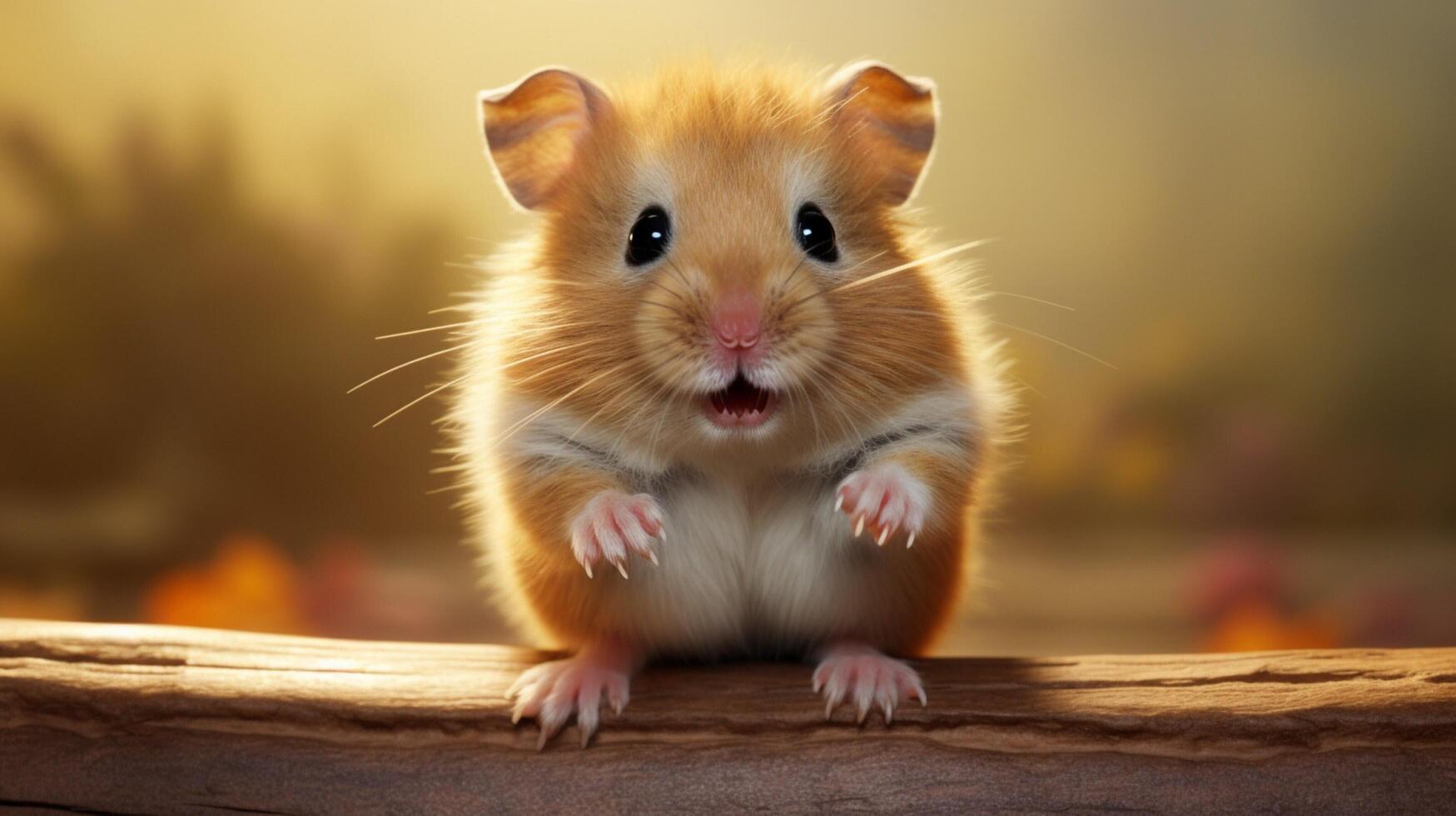 ai généré hamster haute qualité image photo