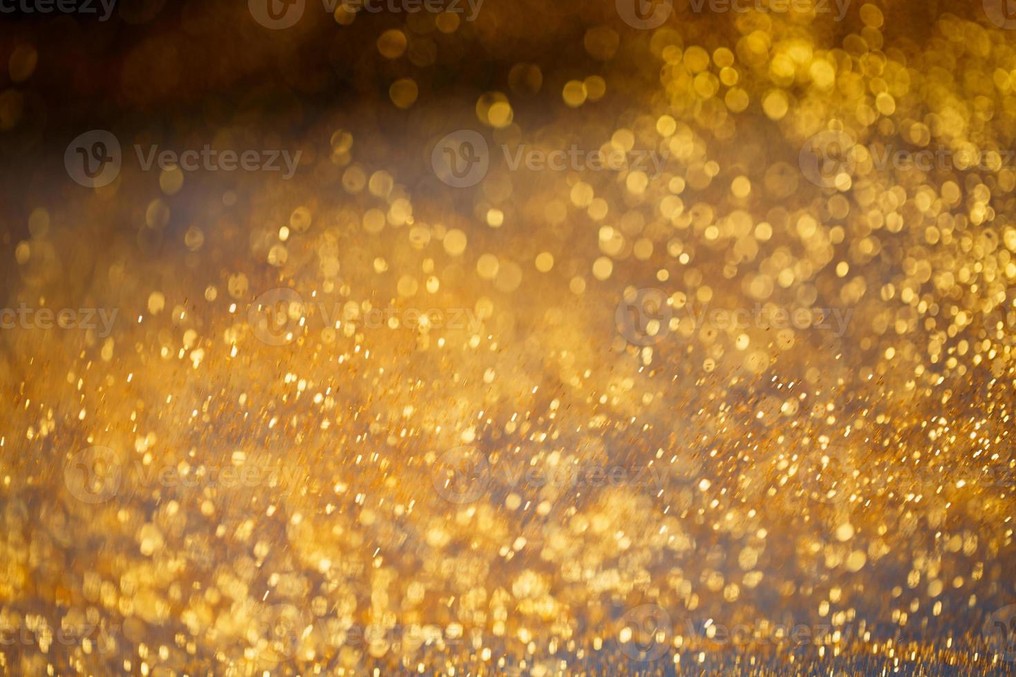 bokeh de paillettes dorées élégant photo