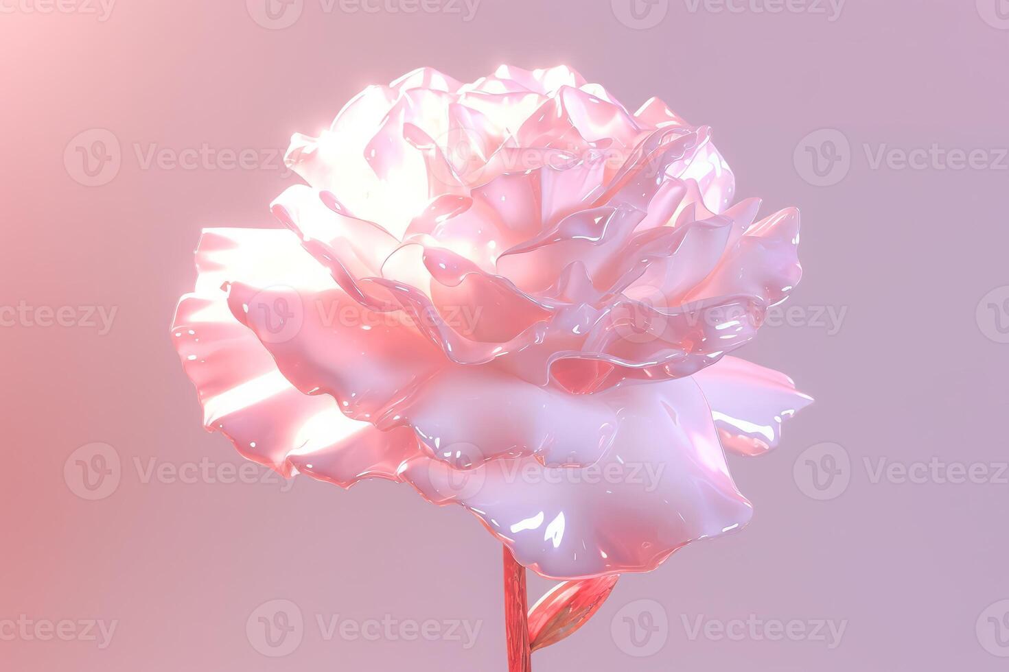 ai généré œillet rose fleur. produire ai photo