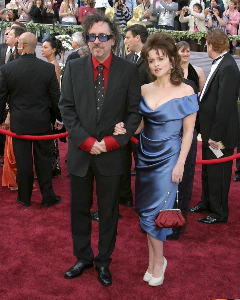 Tim burton Helena bonham charretier 78ème académie prix Arrivées kodak théâtre Hollywood, Californie Mars 5, 2006 photo