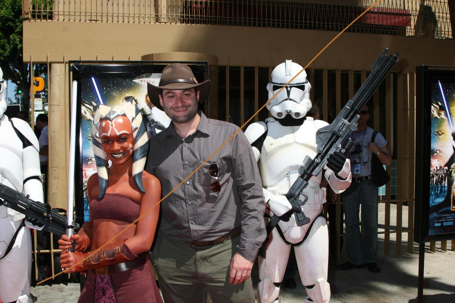 Ahsoka tano personnage Dave Filoni étoile guerres le cloner guerres première égyptien théâtre los anges, Californie août dix, 2008 photo